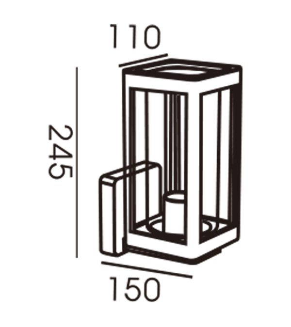 110 Szklana osłona Odwrócona lampa ścienna HR60122 110 Szklana osłona Odwrócona lampa ścienna HR60122