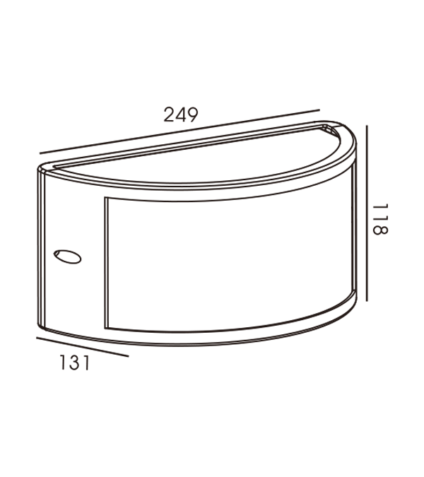 Kinkiet typu D HR60531 Kinkiet typu D HR60531