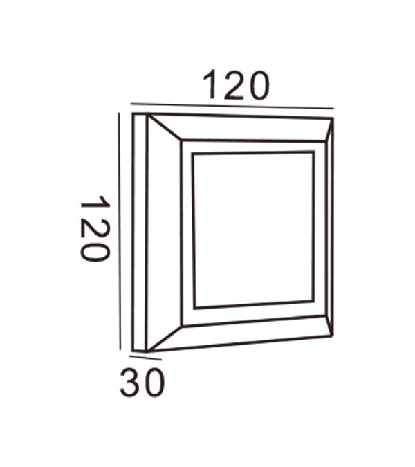 Lampa ścienna Apple-Prostokąt HR20032 Lampa ścienna Apple-Prostokąt HR20032