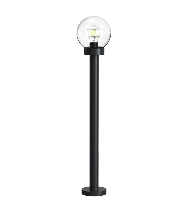 Okrągła szklana plastikowa lampa ogrodowa HR60775-330 Okrągła szklana plastikowa lampa ogrodowa HR60775-330