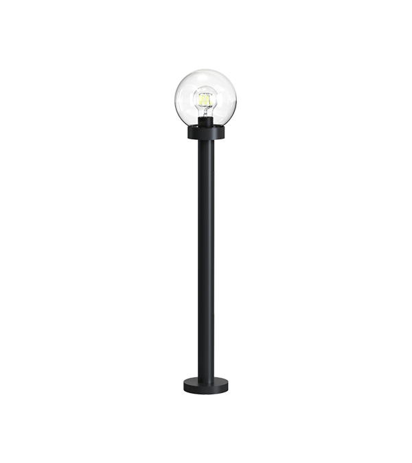 Okrągła szklana plastikowa lampa ogrodowa HR60775-930 Okrągła szklana plastikowa lampa ogrodowa HR60775-930