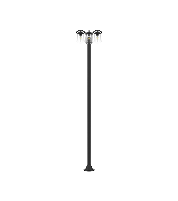 Trzy płaskie lampy ogrodowe HR60704 Trzy płaskie lampy ogrodowe HR60704