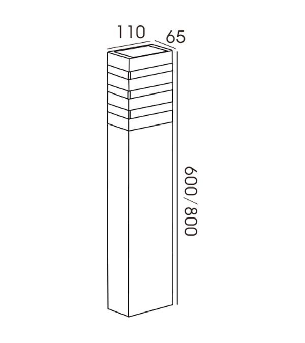 90 kwadratowych, trójwarstwowych, przezroczystych lamp ogrodowych HR60064-800 90 kwadratowych, trójwarstwowych, przezroczystych lamp ogrodowych HR60064-800