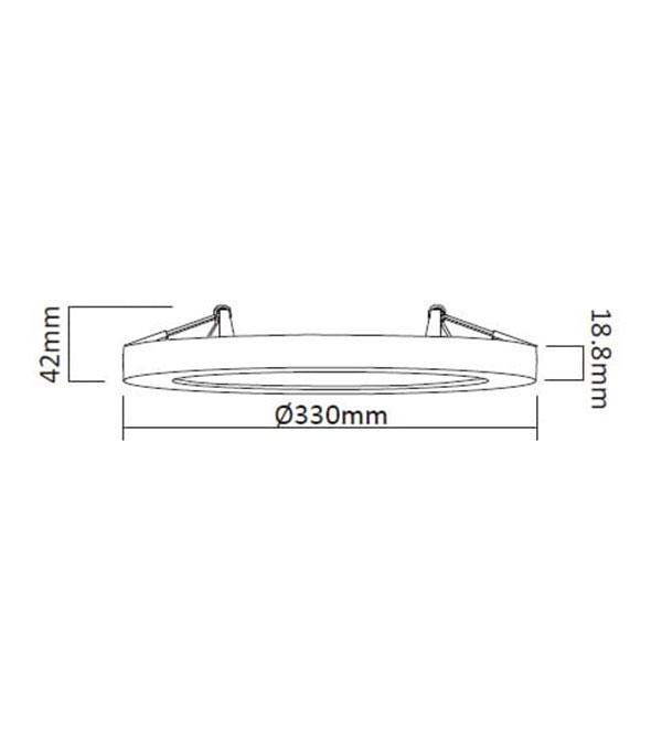 Lampa sufitowa LED 330 HR10101 Lampa sufitowa LED 330 HR10101