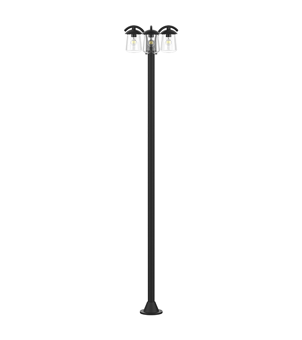 Trzy płaskie lampy ogrodowe HR60704 Trzy płaskie lampy ogrodowe HR60704