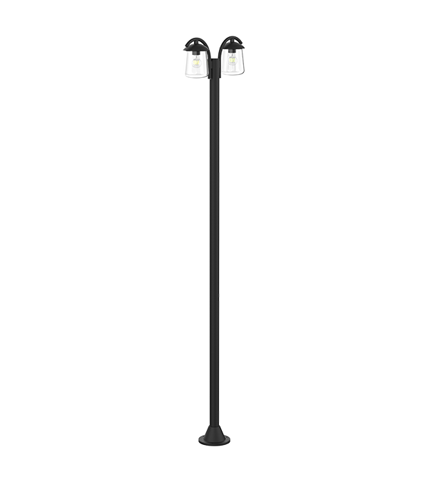 Podwójna głowica, płaska lampa ogrodowa HR60703 Podwójna głowica, płaska lampa ogrodowa HR60703