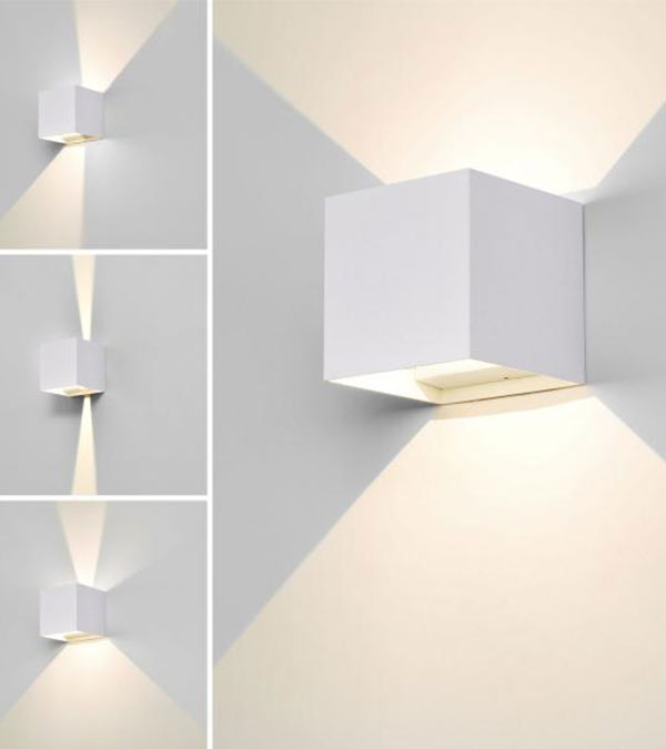 100 kwadratowych LED Dwukierunkowa ściemniana kinkiet HR60432-LED 100 kwadratowych LED Dwukierunkowa ściemniana kinkiet HR60432-LED